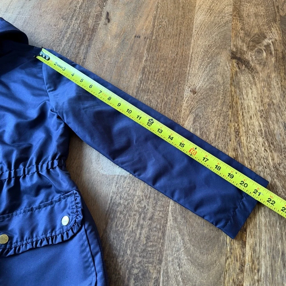 The Children's Place Navy Blue Hooded Utility Anorak Jacket Size L 10/12